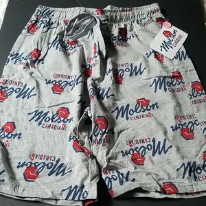 Molson Canadian Gray Lounge Shorts Nwts Size Small